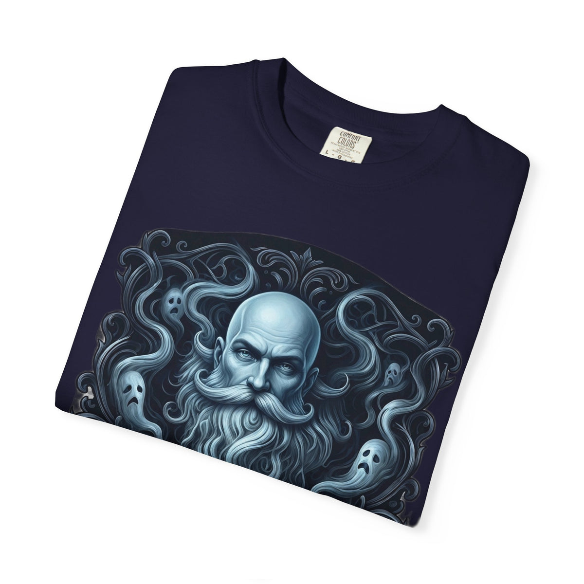 Graphic T-Shirt — 'My Beard Is Just the Ghost of Hair Past' Vintage Skull Design