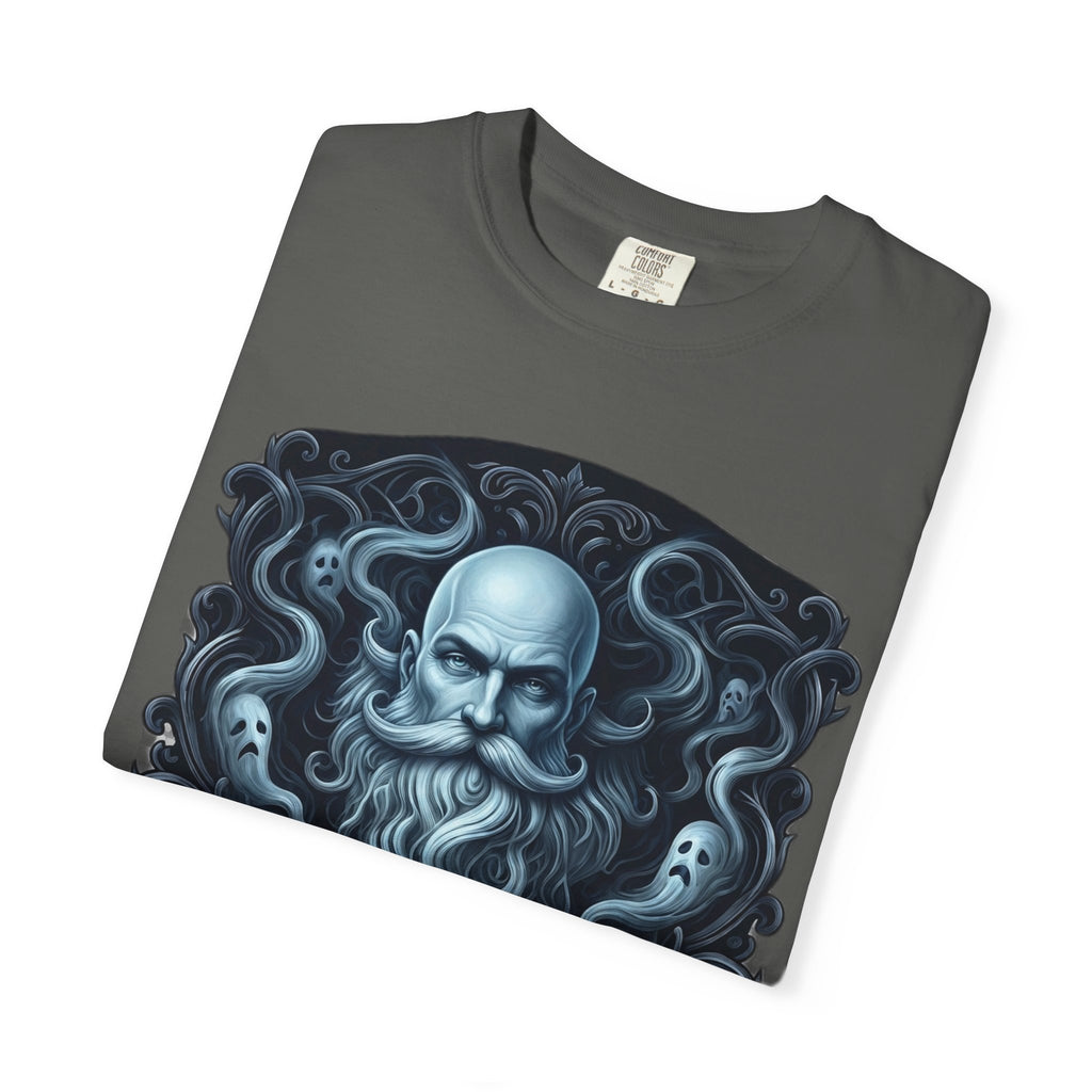 Graphic T-Shirt — 'My Beard Is Just the Ghost of Hair Past' Vintage Skull Design