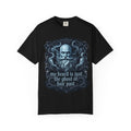 Graphic T-Shirt — 'My Beard Is Just the Ghost of Hair Past' Vintage Skull Design